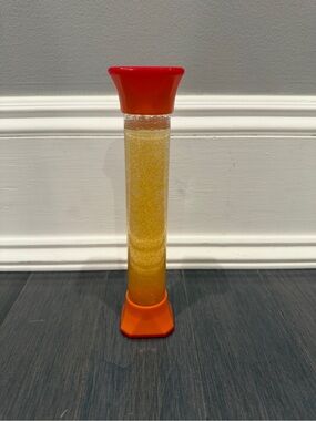 Hand2Mind Sparkling Orange Glitter Sensory Tube for Kids Calm Down Corner